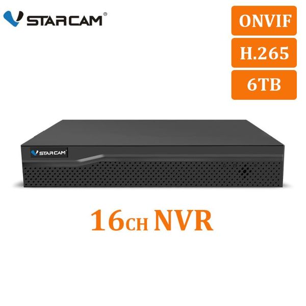 

vstarcam hd 16ch nvr hdmi vga audio output 16 channel network video recorder h.265 for ip camera security cctv system n8216, Black;white