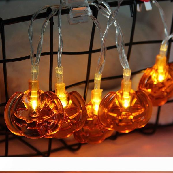 

1.5m 2.5m 5m halloween pumpkin led string lights garden home party decoration holiday string light halloween lights