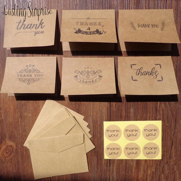 

6set cards birthday card for girl kids wife husband birthday cake greeting card postcards gifts with envelope stickers