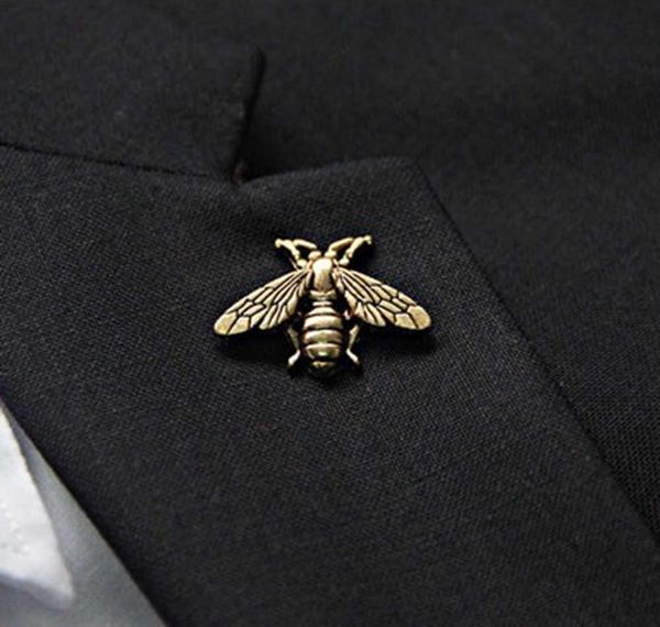 

dhl 2020 wholesale new designer brooch bee brooch pins women pin buckle brooches jewelry for gift silver gold, Gray