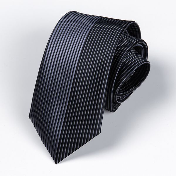 

collar rope vintage 6cm tie men's gem bow tie gray striped ties for men necklace accessories wedding necktie, Black;gray