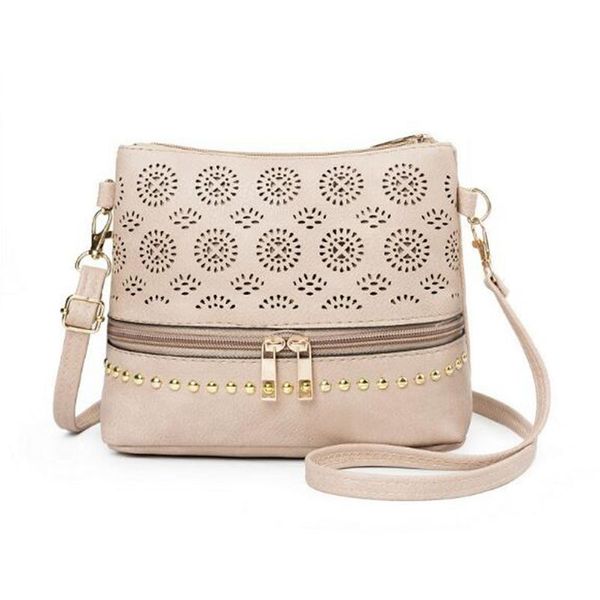 

2020 vintage hollow out women shoulder bag crossbody bags for women messenger bags patchwork pu handbags