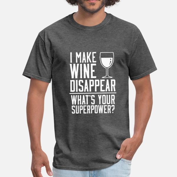 

funny wine superpower t shirt men custom short sleeve round neck original sunlight casual summer style unique shirt