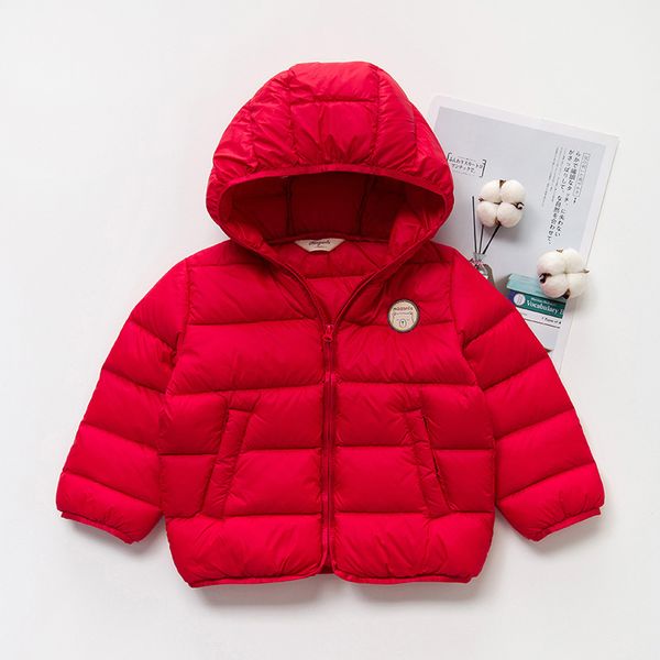 

children's light down jacket, Blue;gray