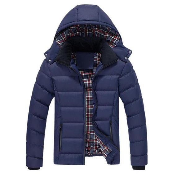 

down jacket hooded for mens jackets with letters winter mens jackets coats warm asian size l-5xl optional, Black