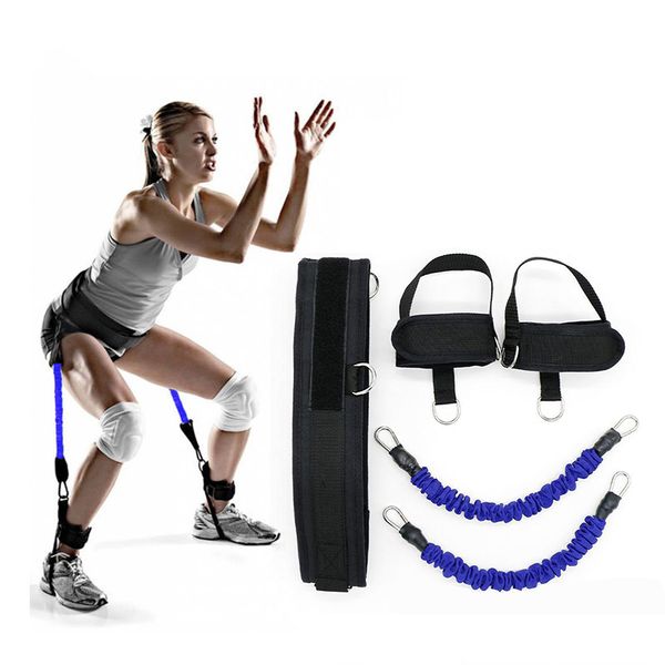 

6pcs jump trainer resistance bands vertical set expander yoga exercise fitness rubber tubes bands stretch training workout new