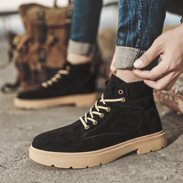 

casual flat genuine breathable loafers man men for mens sneaker sport causal wear casual boots fashion new sneakers, Black