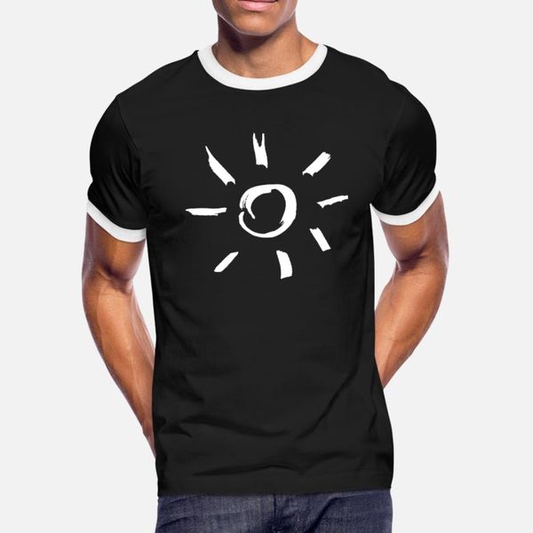 

sun white summer sunshine minimalist t shirt men personalized 100% cotton o-neck gents graphic humor spring autumn letter shirt