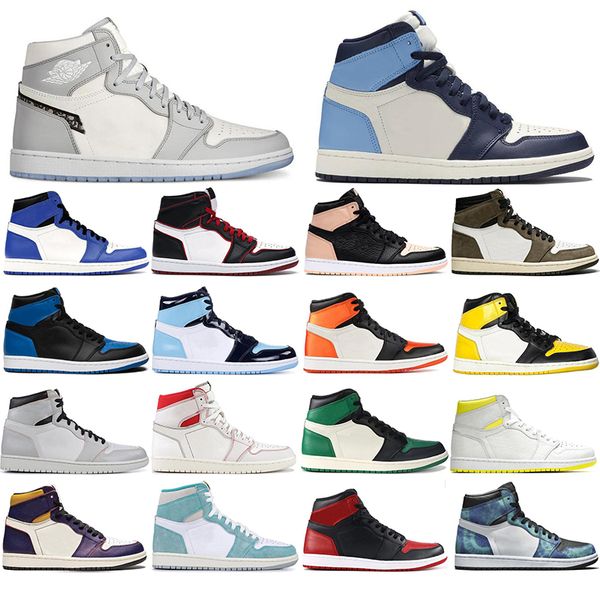 

wholesale 1s athletic shoes obsidian game royal crimson tint mocha shattered backboard women mens sport sneakers 1 basketball shoes 36-47, White;red