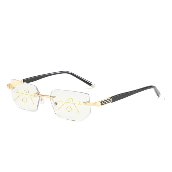 

mens multifocal reading glasses progressive readers presbyopic plastic material lenses 8045 uv400 protection eyewear, White;black