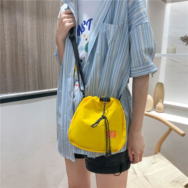 

nylon texture small bag female 2020 korean version of the new fashion all-match shoulder bag girl mini messenger bucket bags