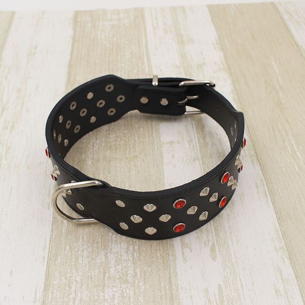 

pet pu crystal riveting nail collar dog collar collar pet supplies