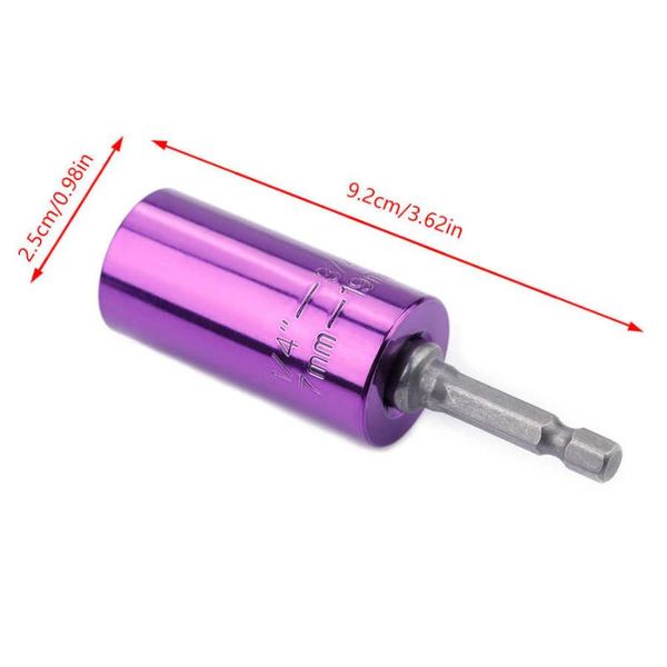 

2pcs universal drive socket set ratchet socket wrench power drill adapter 7-19mm with steel ball connecting rod for automobile