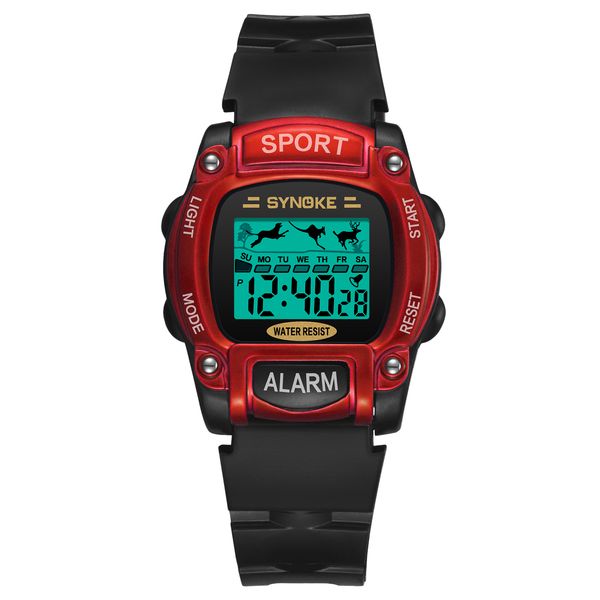 

classic children's electronic watch cartoon gift student watch southeast asia watches available from stock, Slivery;brown