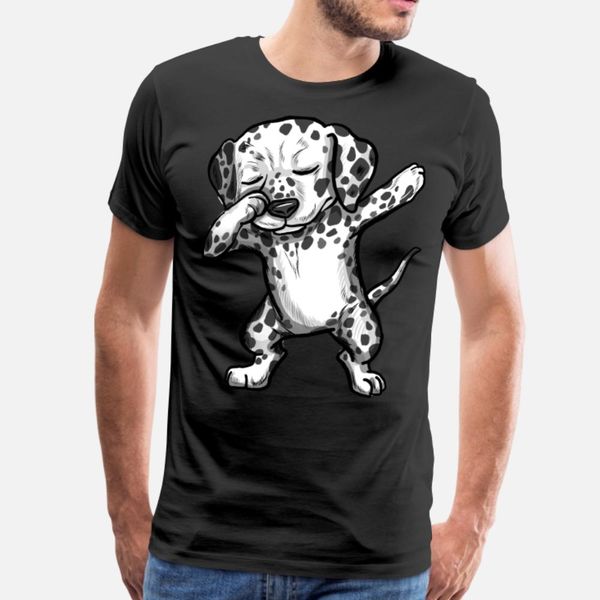 

dabbing dalmatian dog dab dance boys girls t shirt men printed short sleeve crew neck fit cute authentic summer unique shirt