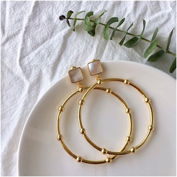 

flower earrings clover temperament lady earrings dance party high-end quality luxury fashion eardrop luxury designer jewelry for women, White