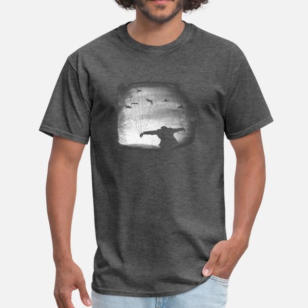 

ravens t shirt men printed cotton crew neck kawaii sunlight comical spring formal shirt