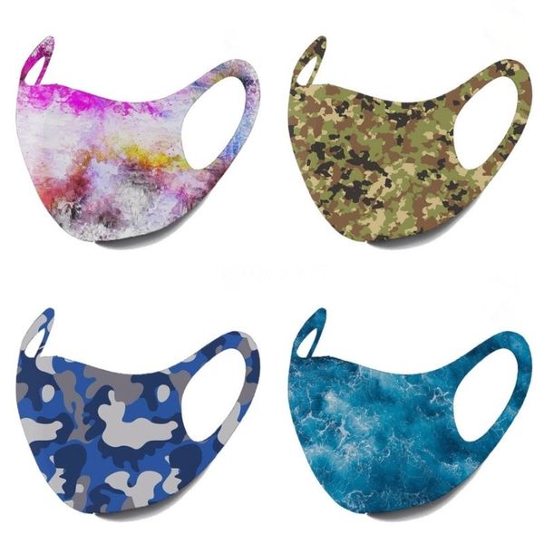 

xuz58 washable men's sponge mask printed women's and pure fashionable and star style#238