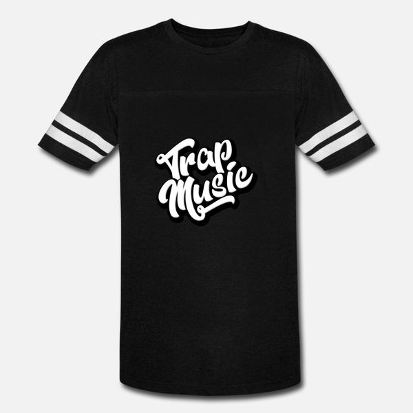 

new season trap music logo merch t shirt men designs 100% cotton round neck standard cute comical spring letters shirt