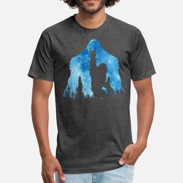 

funny bigfoot rock and roll tees for sasquatch bel t shirt men print short sleeve plus size 3xl natural fitness comfortable spring autumn