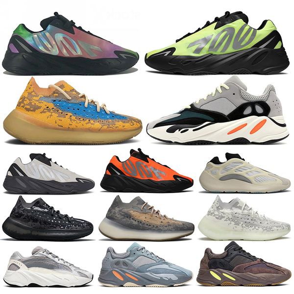 

new arrival kanye west orange wave runner phosphor mens running shoes azael alvah alien blue oat inertia mauve analog static sports sneakers