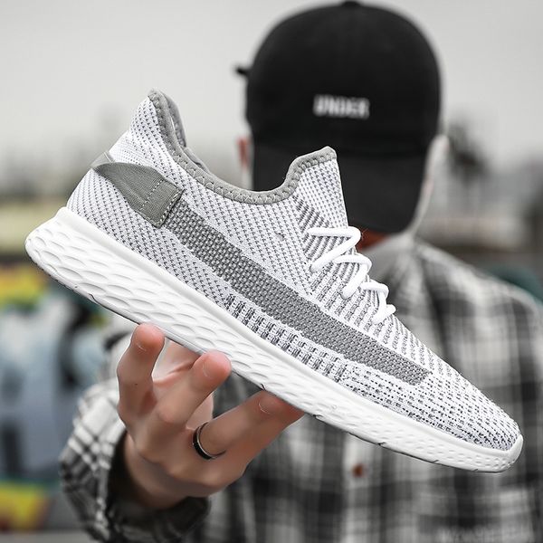 

2020 новый mesh обувь мужчины открытый теннисный дышащий мужчины кроссовки легкие мягкие повседневная обувь большого размера 39-48 dropshipp, Black