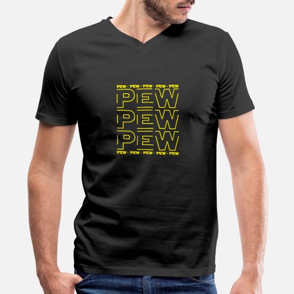 

pew pew star wars space fan смешной sci fi тенниска мужчины designs хлопок размер s-3xl оригинал сыпучие моды весна письмо рубашку