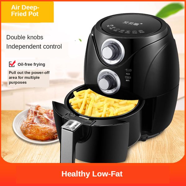 

air fryers household multifunction no soot fryer timing temperature control barbecue pot can fries chicken