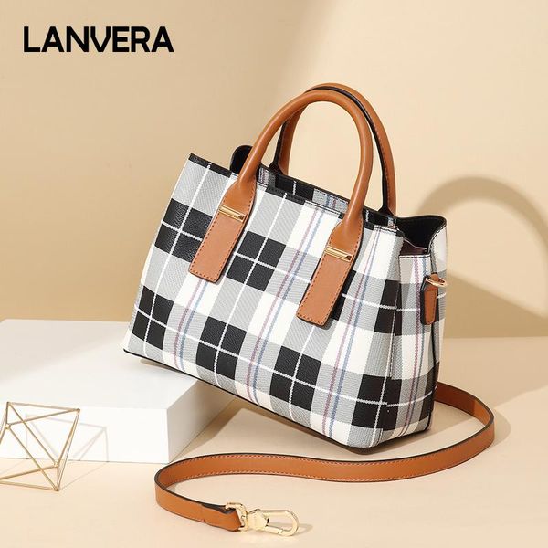 

handbag messenger bag european and american lattice shoulder bag trend handbag hong kong genuine trend gift l8087