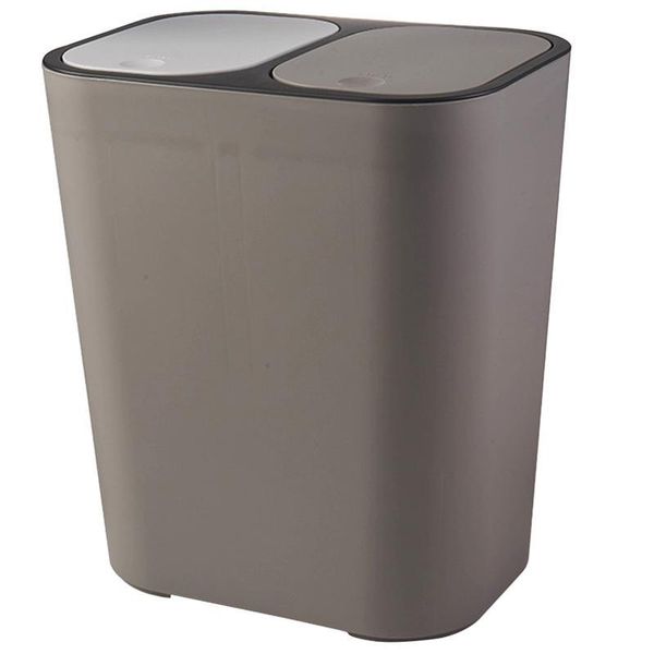 

влажные пластиковый контейнер dustbin 1шт креативный мусор классифицирован и сухие отходы can bin корзина для мусора ybbge yh_pack