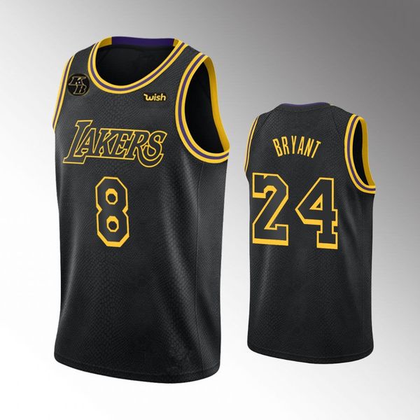 2020 Playoffs Los Angeles Lakers Kobe Bryant Lebron James Anthony Davis MEN Black Mamba City 