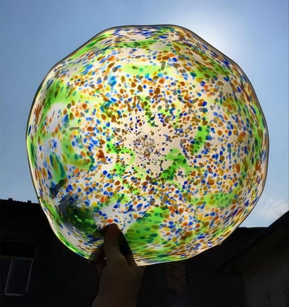

2020 modern blown glass international wall plates home decorative murano glass l wall lighting