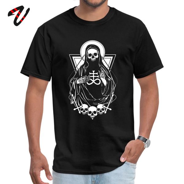 

jesus tees men satanic devil skull t-shirt saint grim reaper clothing 100% cotton unique summer t shirts fitness men tshirt