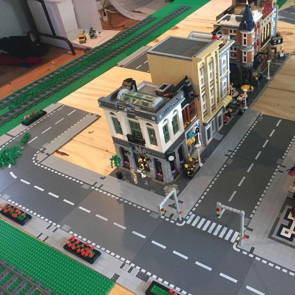 

classic base plates city street road plate baseplates building blocks construction toys 3232 dots bricks compatible all brands yxlihv