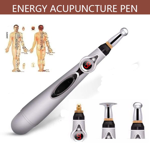 

2019 new electronic acupuncture pen electric meridians laser therapy heal massage pen meridian energy pen relief pain tools