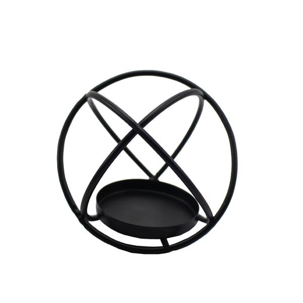 

home decor wrought iron wedding tealight 3d geometric table party candle holder