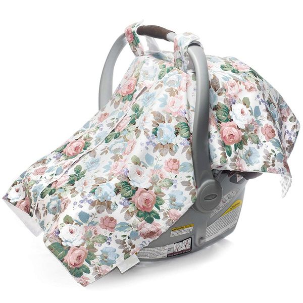 

flower baby car seat cover mom nursing blanket apron for breastfeeding