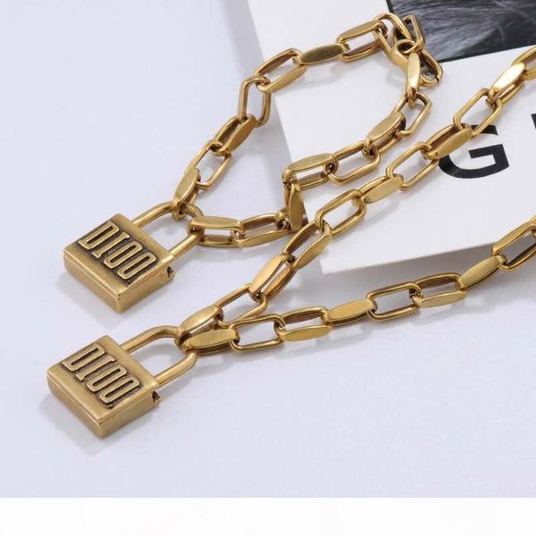 

vintage locks are a hit classic brass necklaces go with every fashion trend, Silver