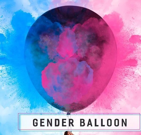 

with latex balloon party confetti 36 girl giant inch black pink balloons reveal or blue boy gender xhhair omees