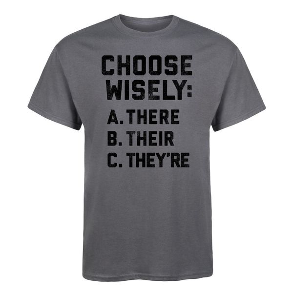 

sport 2019 men's fashion short sleeved camisetas choose wisely-men short sleeve tee tee