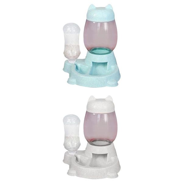 

2pcs устройство автоматической подачи воды еды диспенсер щенок собаки cat желобы