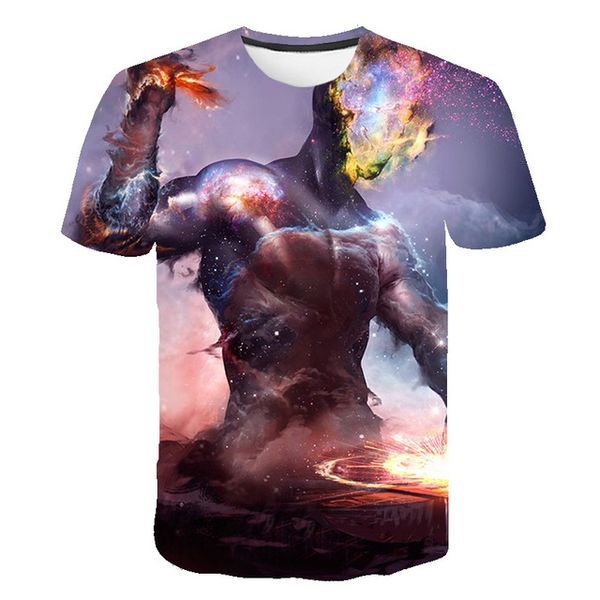 

magic stars galaxy male 3d print shirts graphic hippie plus size men clothing
