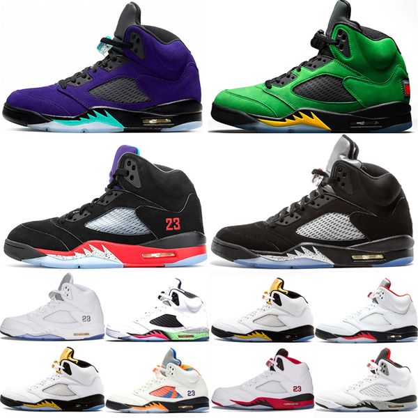 

jumpman 5 5s basketball shoes for men alternate grape oregon ducks 3 fire red mens outdoos shoes trainer des chaussures size13