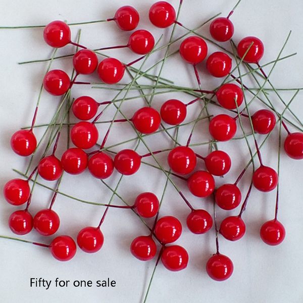 

50pcs/bag artificial bubble berries for decor christmas wreaths supplies