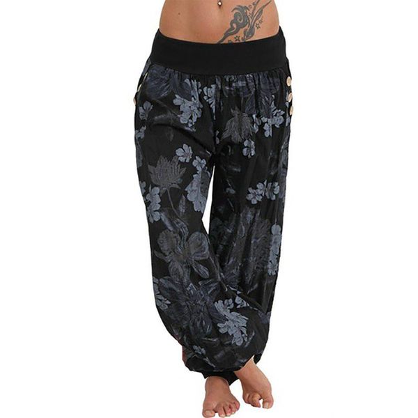 

black feather straight loose leggings lounge pant bloomers thailand style high elastic waistband pocket pants, White;red