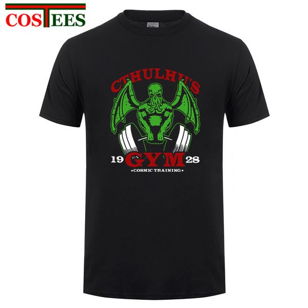 

cthulhu t shirt men summer o-neck print hip hop cosmic train t-shirt cthulhu guys 2018 plus size tee shirt teenager clothing