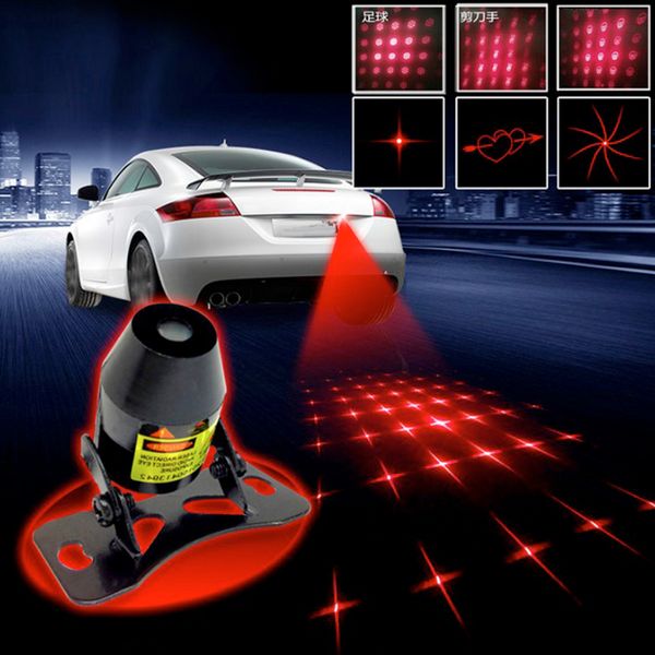 

car detecorative led taillight prevent collision brake laser lighting warning lamp accessories lamp