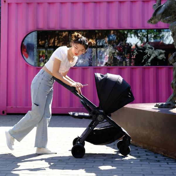 

baby stroller high landscape light, sitting, lying, folding and proof two-way baby new stroller