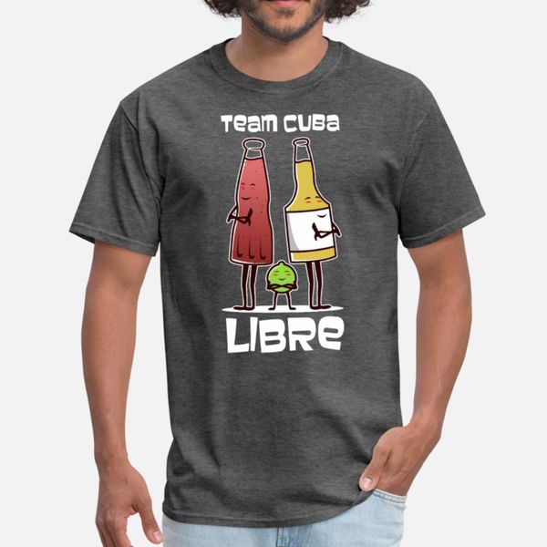 

cocktail team cuba libre t shirt men personalized short sleeve s-xxxl standard fit basic summer original shirt