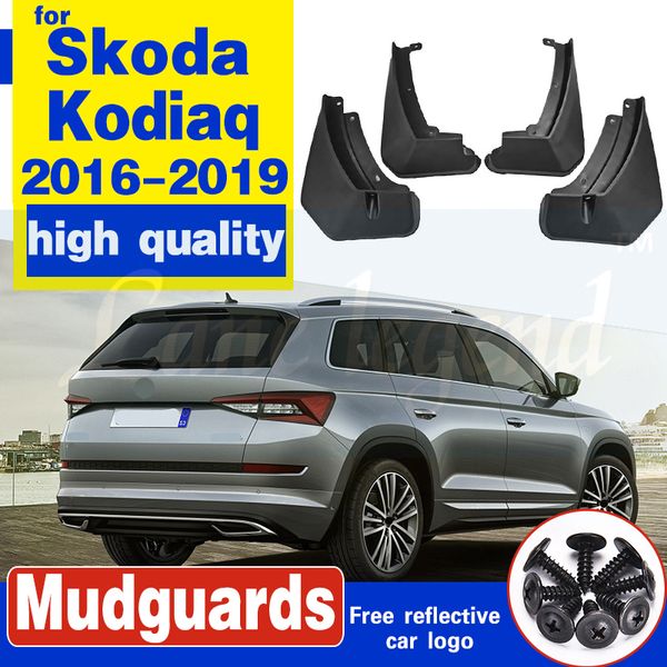 

front rear car mud flaps for skoda kodiaq 2016 2017 2018 2019 mudflaps splash guards mud flap mudguards fender car accessories